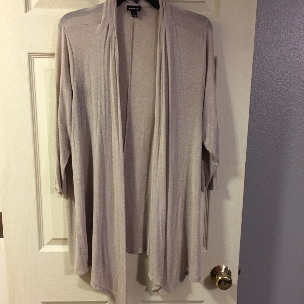 Torrid Drape Front Cardigan